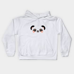 Cute panda face Kids Hoodie